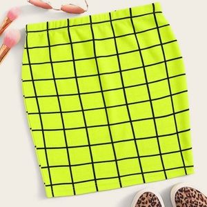 Neon Lime Skirt